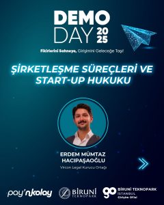 Speaking at the paynkolay × Biruni Teknopark Pre-Incubation Demoday Program