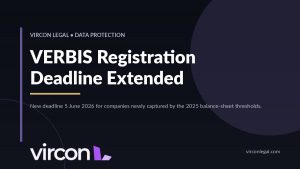 VERBIS Registration Deadline Extended — Vircon Legal