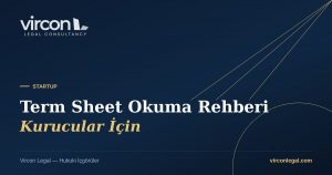 Vircon Legal — Kurucular İçin Term Sheet Okuma Rehberi kapak görseli
