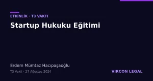 Startup Hukuku Eğitimi