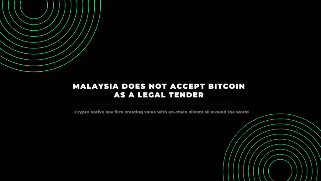 Malezya Bitcoin’i Yasal Para Birimi Olarak Kabul Etmiyor