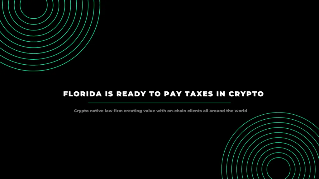 Florida Kriptoyla Vergi Ödemeye Hazır