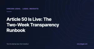 Article 50 Is Live: The Two-Week Transparency Runbook for AI Products Serving EU Users