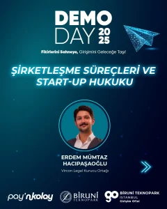 Speaking at the paynkolay × Biruni Teknopark Pre-Incubation Demoday Program