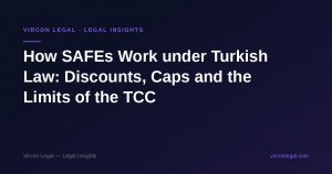 How SAFEs Work under Turkish Law: Discounts, Caps and the Limits of the TCC