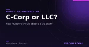 C-Corp or LLC? Choosing a US Entity