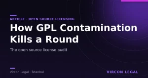 How GPL Contamination Kills a Funding Round