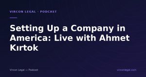 Setting Up a Company in America: Live with Ahmet Kırtok